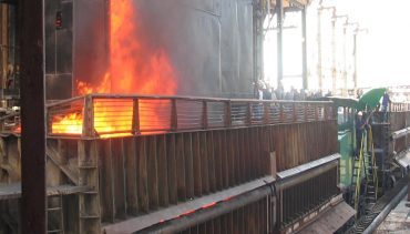The technological process includes the following operations: Transporting coal to coal bunkers, preparation of coal blend, filling chambers with mixture of coke coal, coking of coal blends during a given period of time
Heating of coke ovens with coke gas, the extraction of gas from the chambers (the regime of gas collectors), extrusion of coke out of the coke chambers, coke quenching, grading of coke, transporting coke in blast furnace operation, coke gas processing.
